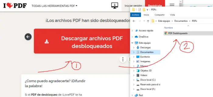 Abrir PDF Protegido con Contraseña